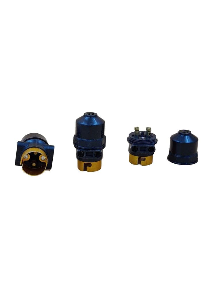 INDRICO Multi Plug Pendant Holder for Electric/LED Blub with Female Sockets Brass Connector for Home PVC Black view 2