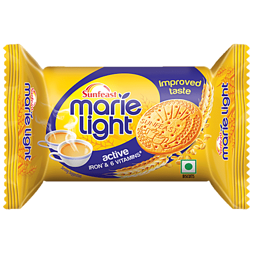 Sunfeast Marie Light Biscuits - Active, 6x75 g Multipack