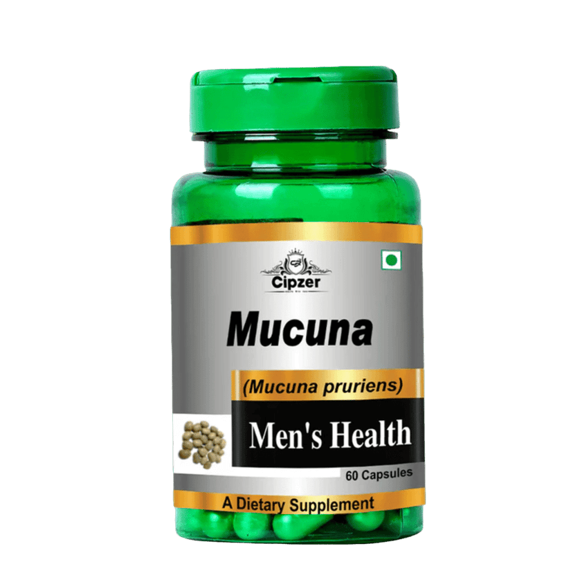 Cipzer Mucuna (60 Capsules): Natural Dopamine Support for Mood, Vitality, and Stamina