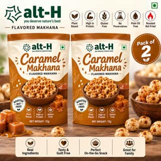 alt-H Caramel Makhana 12g Pack of 2