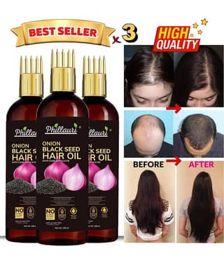 Phillauri - Anti Hair Fall Bhringraj Oil 300 ml ( Pack of 3 )