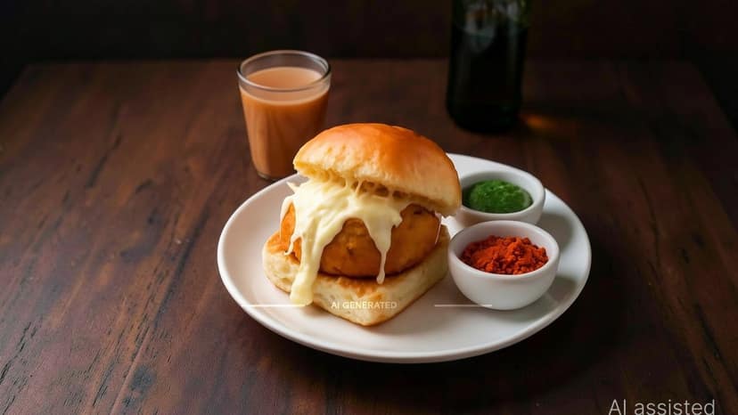 Cheese vada pav [1 piece]