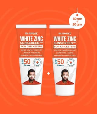 Elemnt Sports Science SPF 50 Sunscreen Cream For All Skin Type ( Pack of 2 )