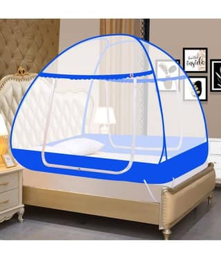 Silver Shine - Pink Polypropylene Tent Mosquito Net, Machardani ( Pack of 1 )