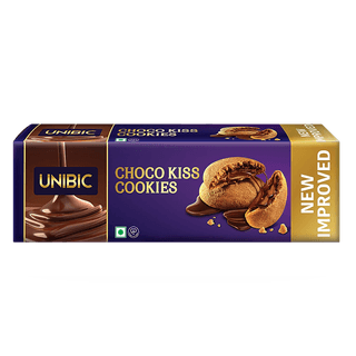 Unibic Centre Filled-Choco Kiss Cookies, 75 G Pouch