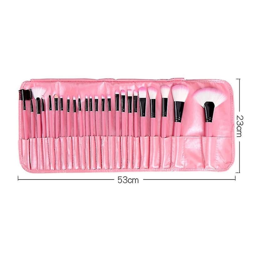 24pcs Pink Makeup Brushes Set Professional Cosmetic Foundation Powder Blush Eyeshadow Make Up Brush Kit With Bag view 6