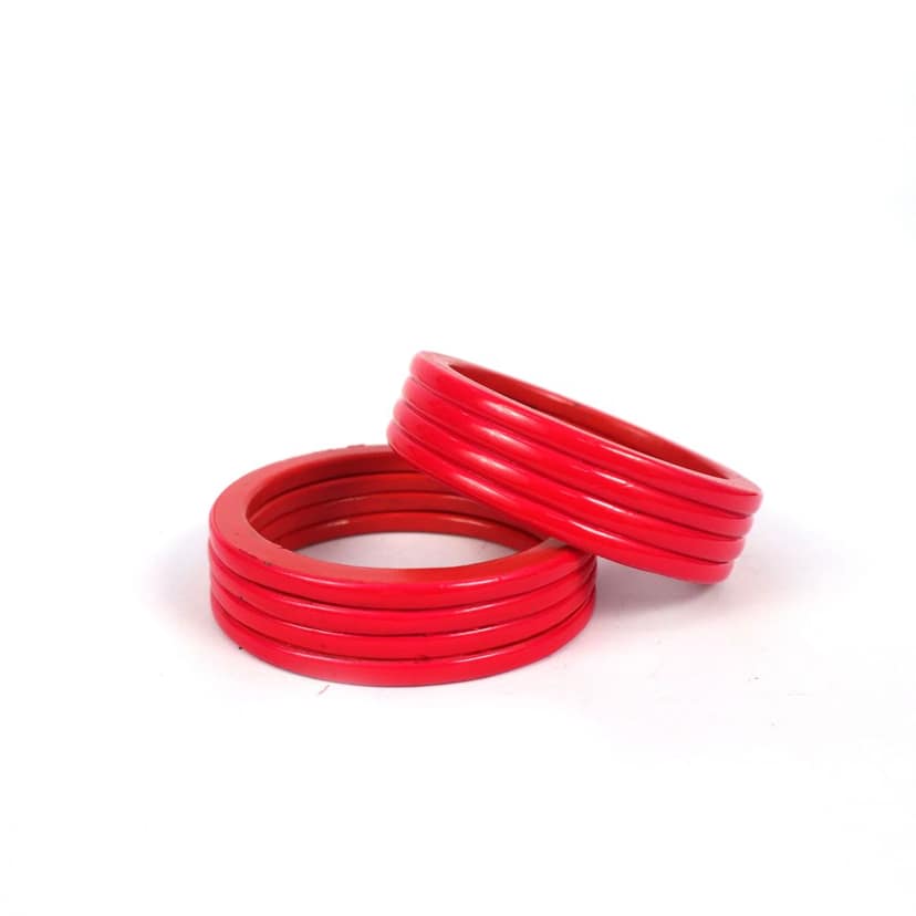 FHS Fashion Women's Beautiful Traditional Rajasthani Lac Bangles- Pink view 3