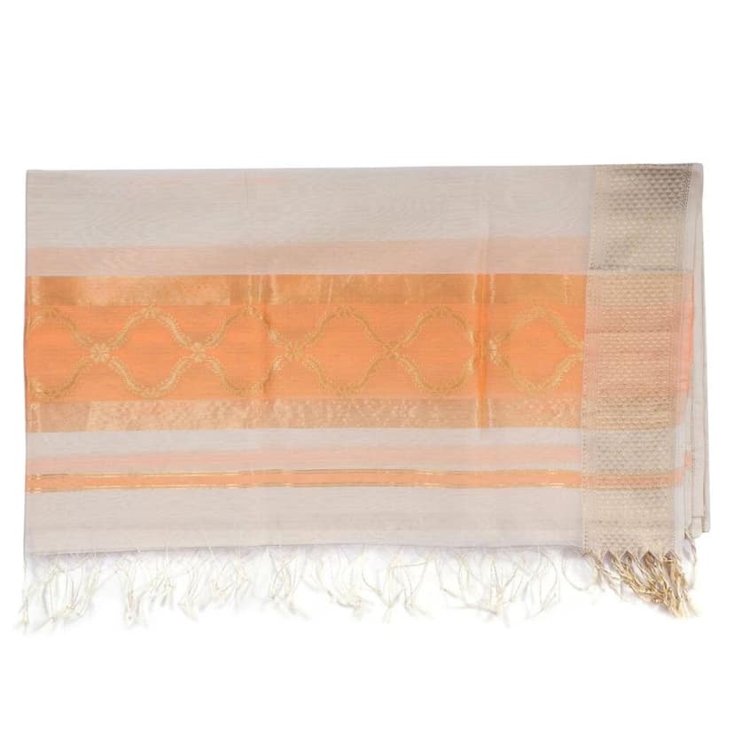 HANDLOOM MAHESHWARI 02PCS TRADITIONAL SUIT (SKU - 3S0106050422 Suit 34) view 2