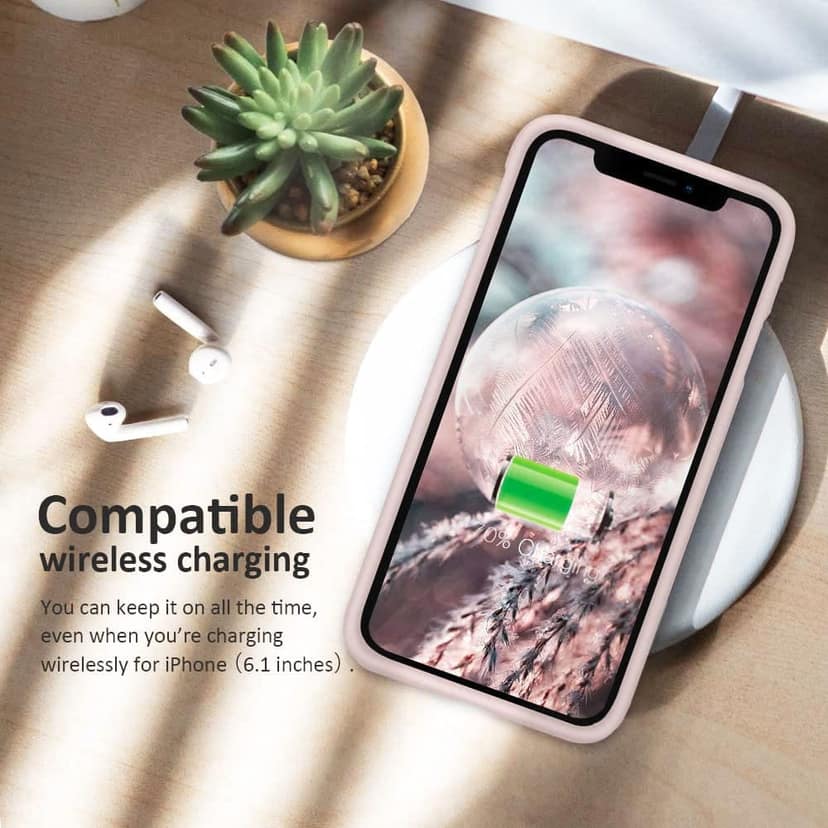 LIRAMARK Liquid Silicone Soft Back Cover Case for Apple iPhone 11 view 3
