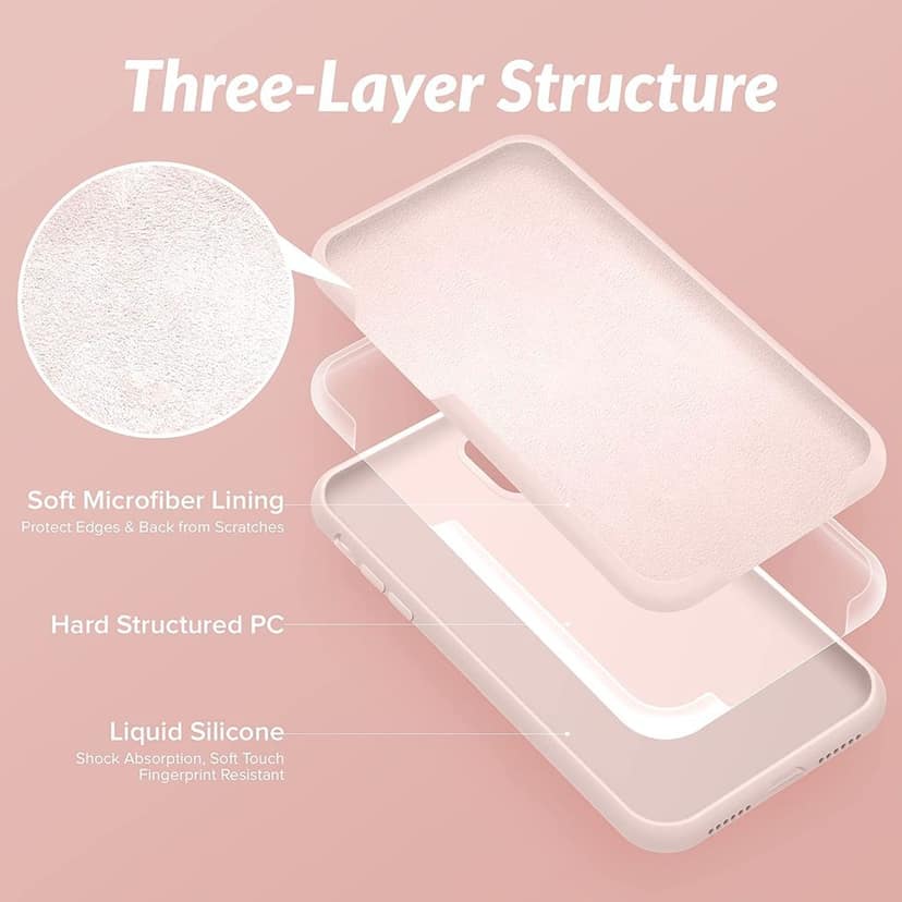LIRAMARK Liquid Silicone Soft Back Cover Case for Apple iPhone 11 view 4