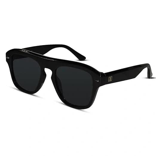 Candy |Black Rectangular Sunglasses For Men & Women ELS3645-BLK