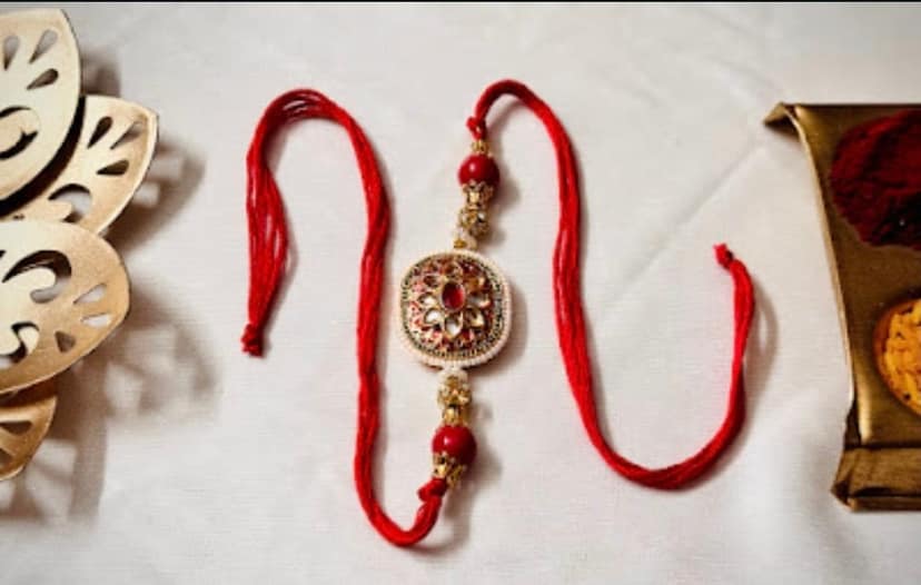 Glamvila Rakhi-Lumba Set/ Couple Rakhi view 2