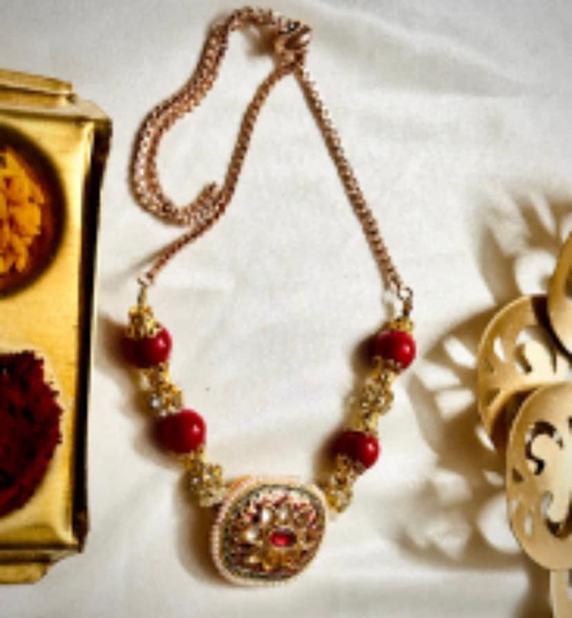 Glamvila Rakhi-Lumba Set/ Couple Rakhi view 4