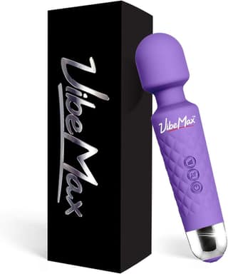 Wand Vibrator for Women, Mini Vibrator & Clitoral Stimulator - Powerful Magic Wand Massager for Her, Rechargeable Waterproof Silent Female Sex Toy, Strong Quiet Vibrations, Adult Toys for Women