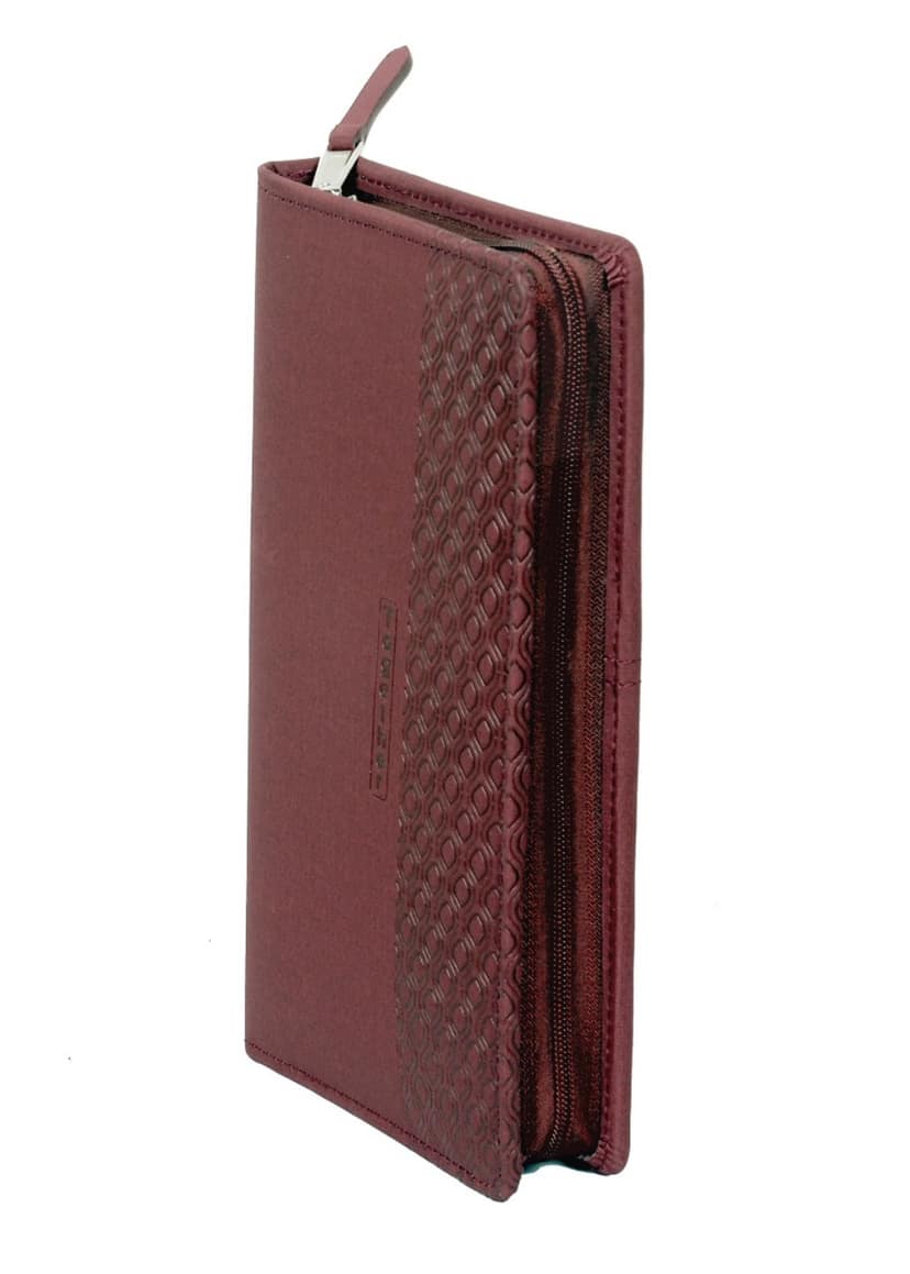 Sukeshcraft. RFID Safe Holder for 4 PASSPORTS,6 Card,Currency,Boarding Pass (Wine)