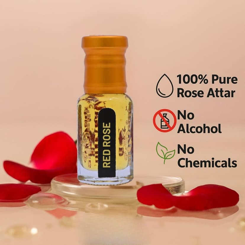 alnaqi fragrances Musk Al Tahara Attar 6ml - Original White Musk Oil, Alcohol Free Creamy Fragrance, Long Lasting Clean-Scent, Premium Arabic-Itra view 4