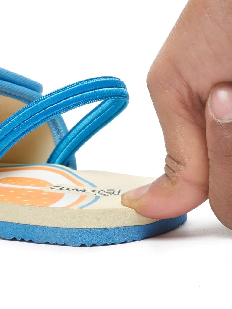 ONYC Beige Sliders for Kids, Surfing Sliders (Unisex) view 7
