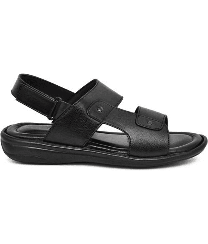 RAGE GAZE - Black Men's Sandals view 2
