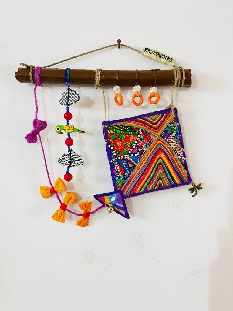 ‘Atang Patang’ Mini Hanging - Purple