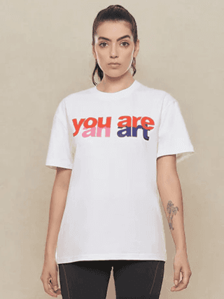 Artist Women's White Oversized T-shirt