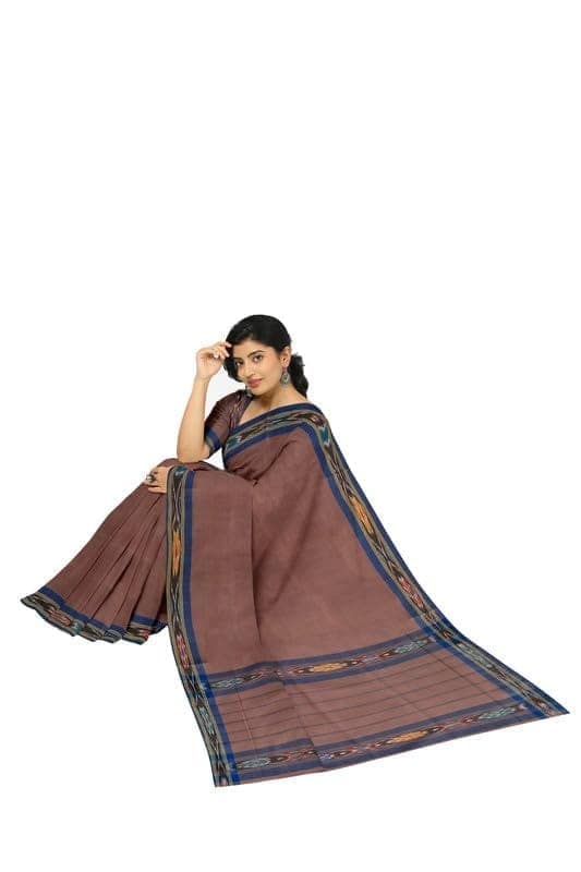 APCO Handloom (A Andhra Pradesh Govt Emporium)- Women's Traditional Pure Handloom Dulla Cotton Saree | DL0027 view 4