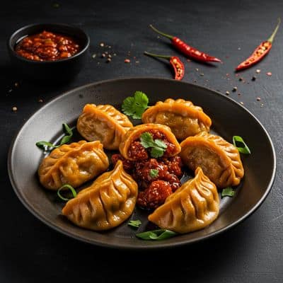 Chicken Schezwan Momo