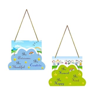 Charmor Be Honest Decorative Wall Hanger for Living Room | Bedroom | Office | Gift | Home Decoration | Home Decor Items (WH4203), Set of 2