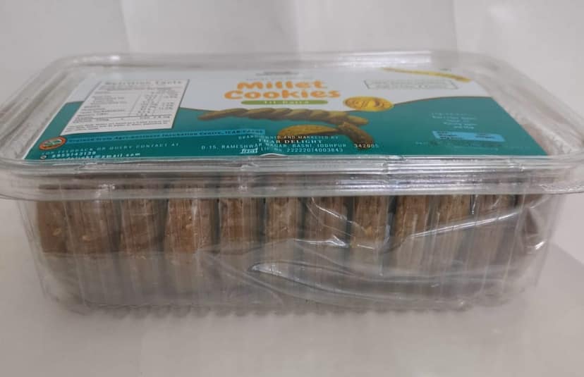 Bajra Til cookies Gluten free Made with Desi ghee. view 2