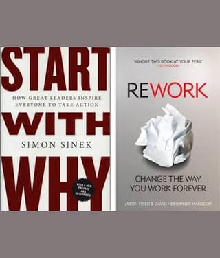 Start With Why+ Rework (Paperback, SIMON SINEK, Jason Fried)