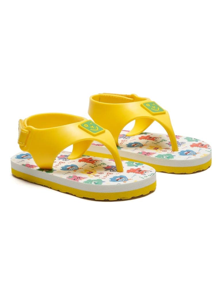 Premium Monster Candy Flipflops - Yellow (Unisex) view 3