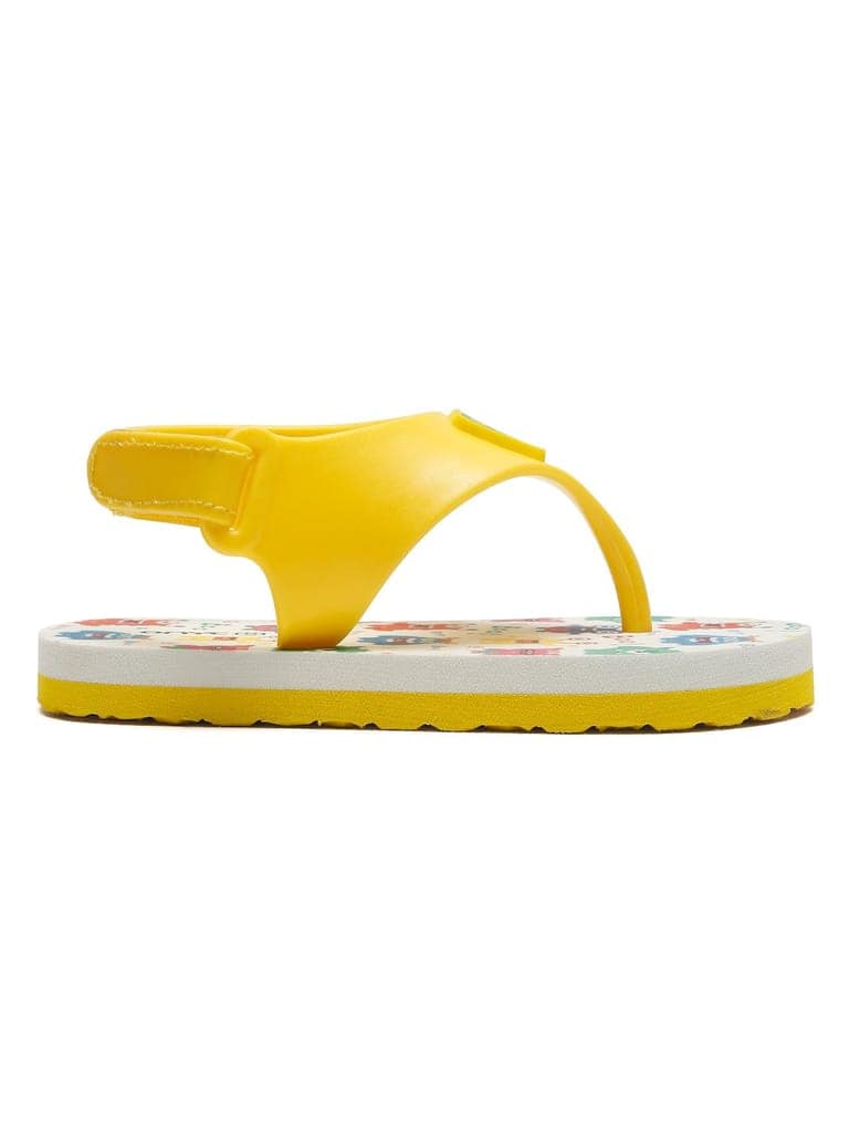 Premium Monster Candy Flipflops - Yellow (Unisex) view 5