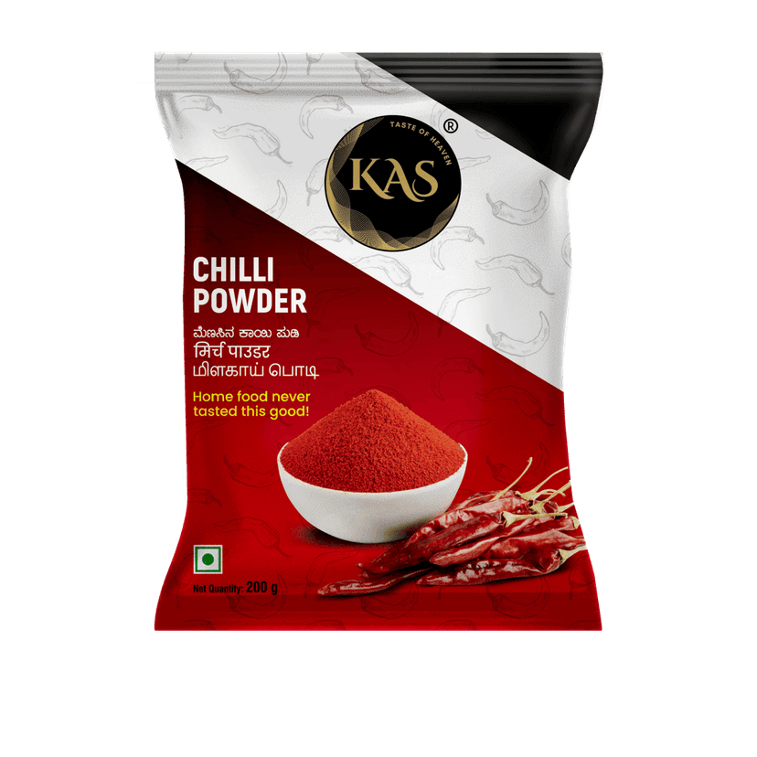 KAS Chilli Powder - Pack of 5, 200gm each