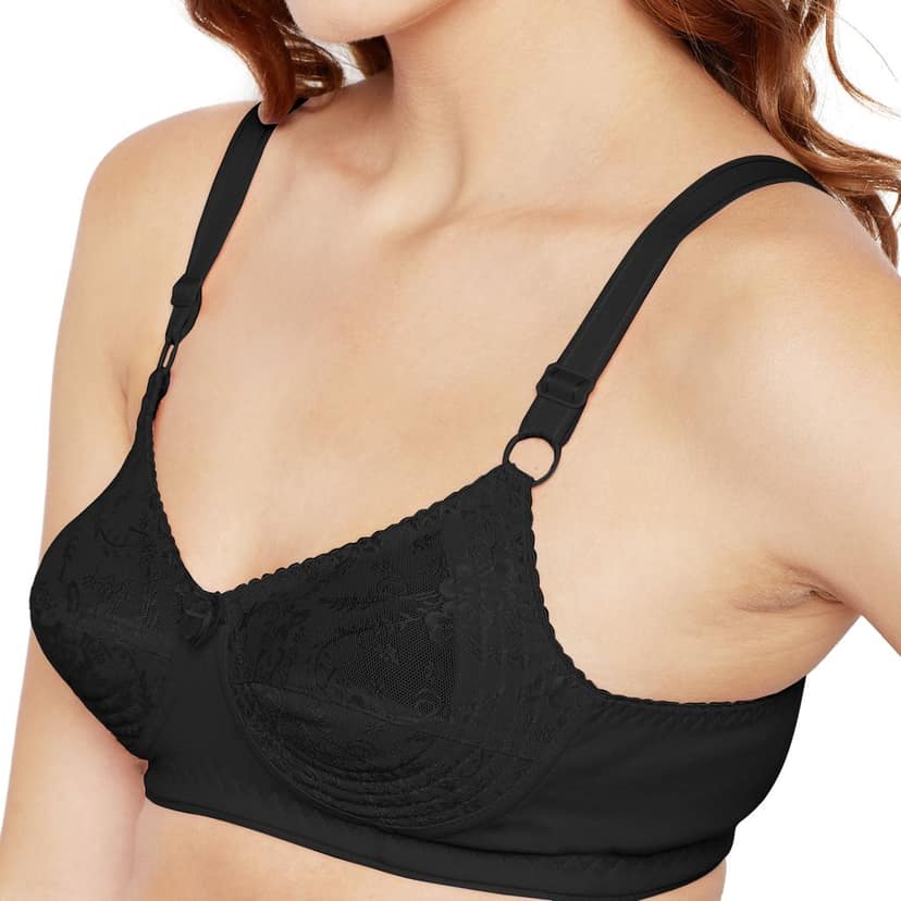 Bodycare Cotton Non Padded Non wired Regular Bra-Pack of 3 view 6