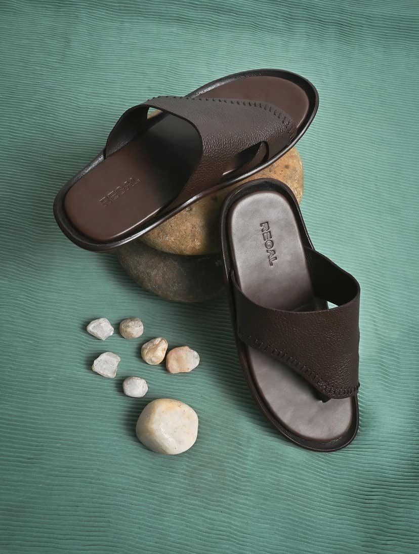 Men's Brown Leather Sandals