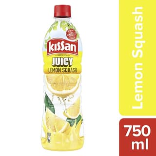Kissan Juicy Lemon Squash, 750 Ml Bottle