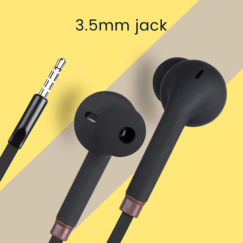 Zebronics Zeb-Corolla In Ear Wired Earphone with Mic, 3.5mm Jack, 1.2 Meter Cable, Multi Function Button view 2