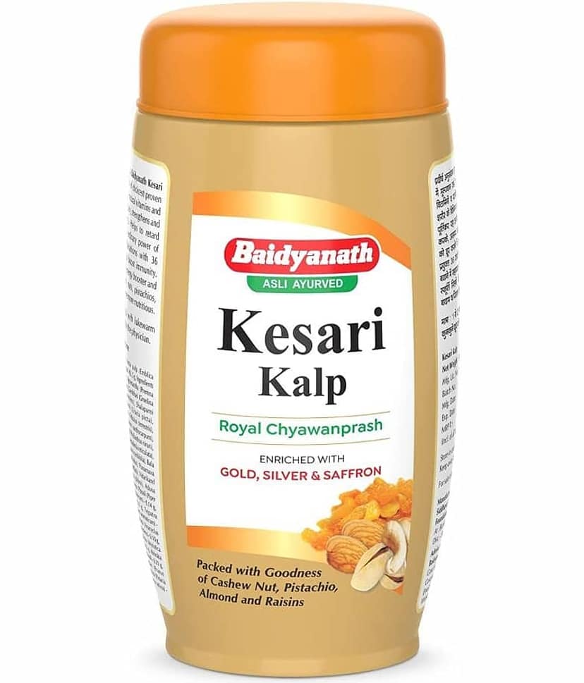 Baidyanath Kesari Kalp Royal Chyawanprash - Enriched with Gold, Silver & Saffron, 1.5 kg (Combo of 1 kg & 500 gm) view 2