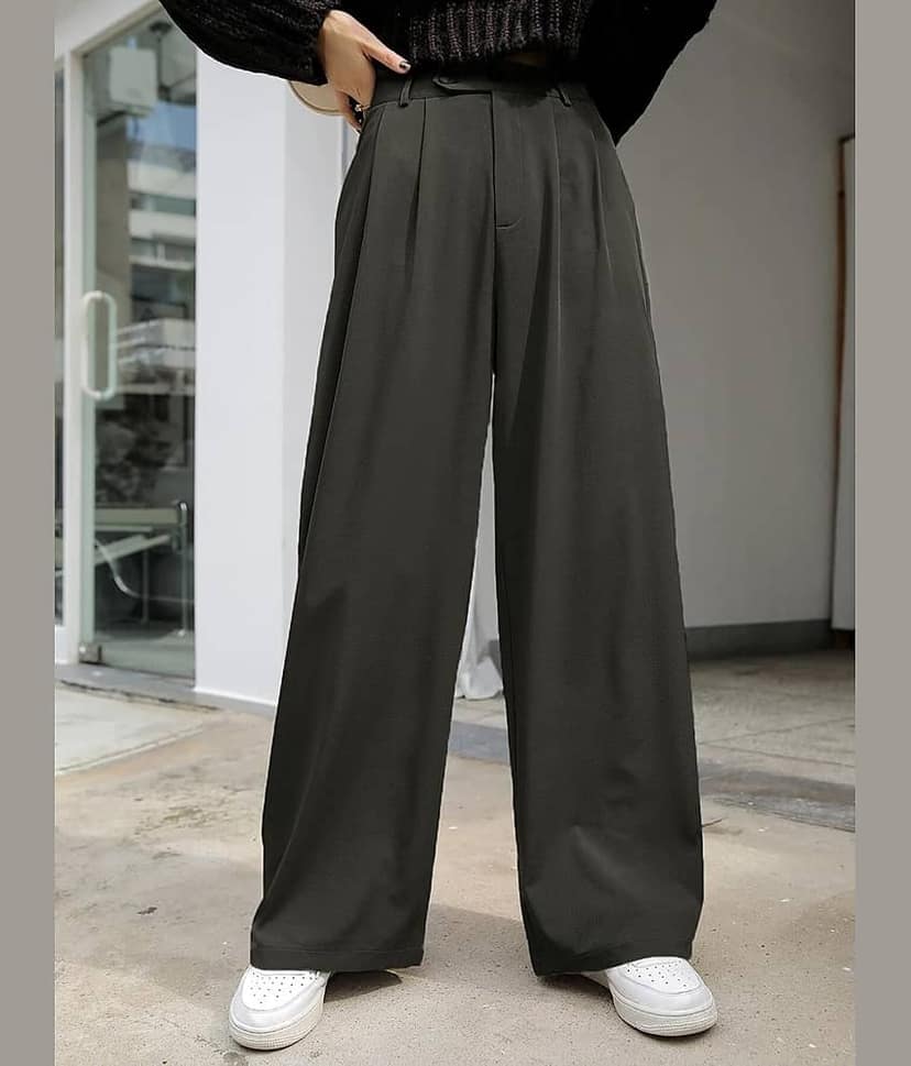 kotty Women Lycra Casual Trousers ( Grey )