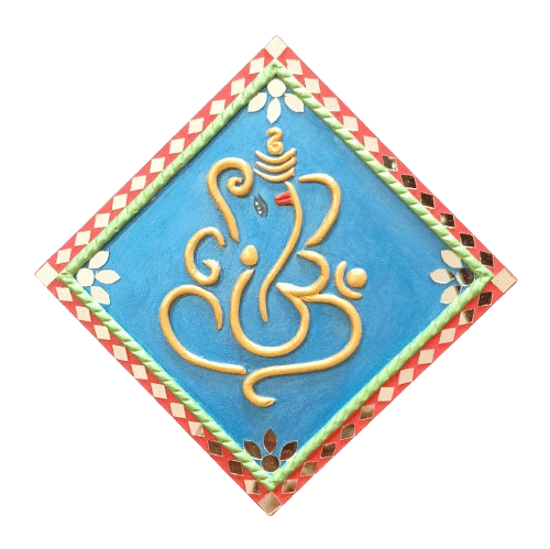 Exquisite Lord Ganesha Lippan Art