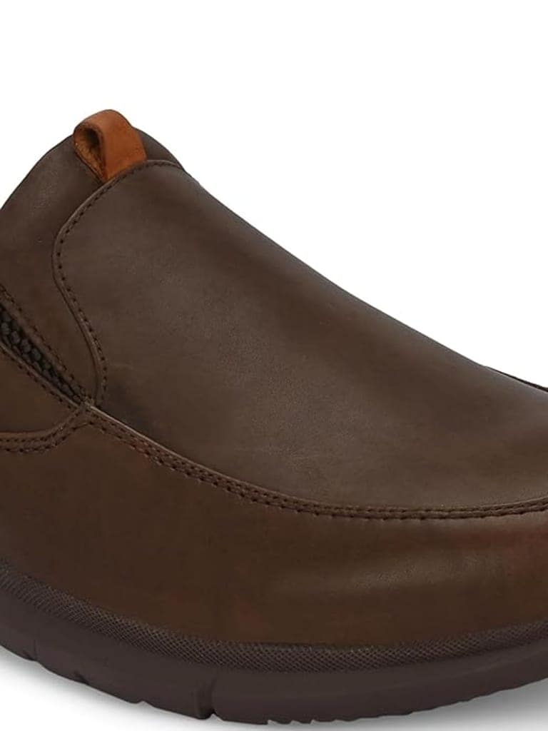 Egroose Zero Gravity Men's Sneakers | Genuine Leather Casual Shoes | Trendy | Lightweight | Comfortable Fit view 3
