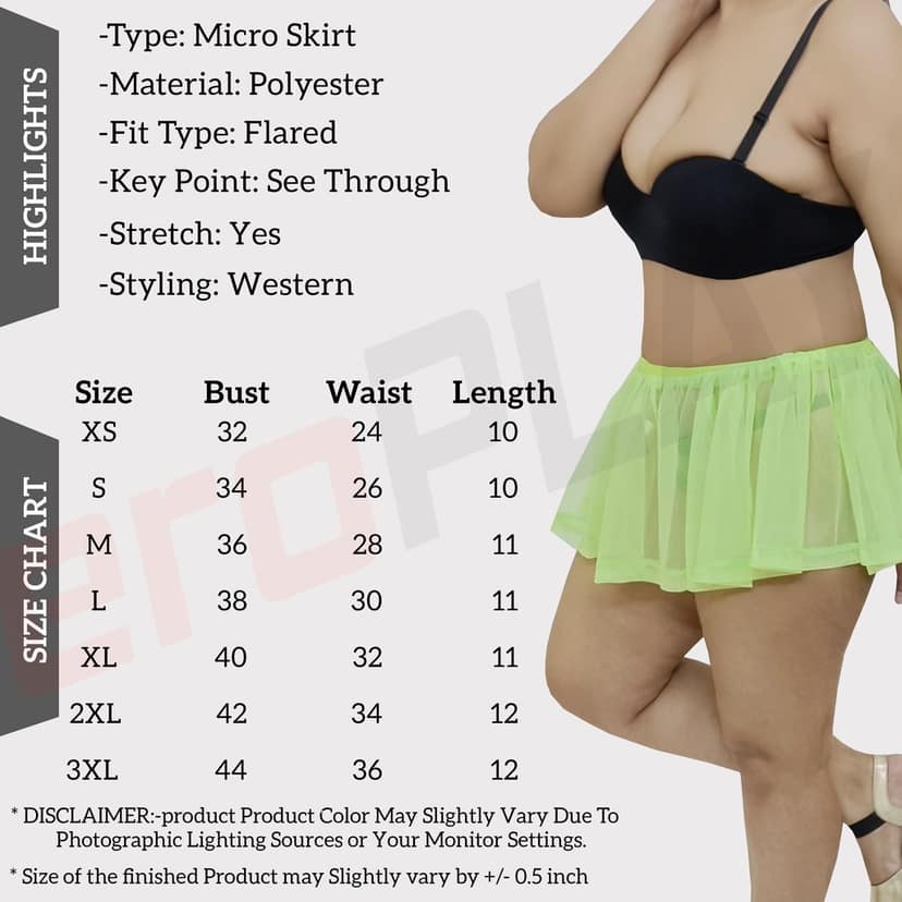 Girls and Women Casual, Beach, Swim, Honeymoon and Club Wear Transparent Sea Green See Through Micro Skirt view 5