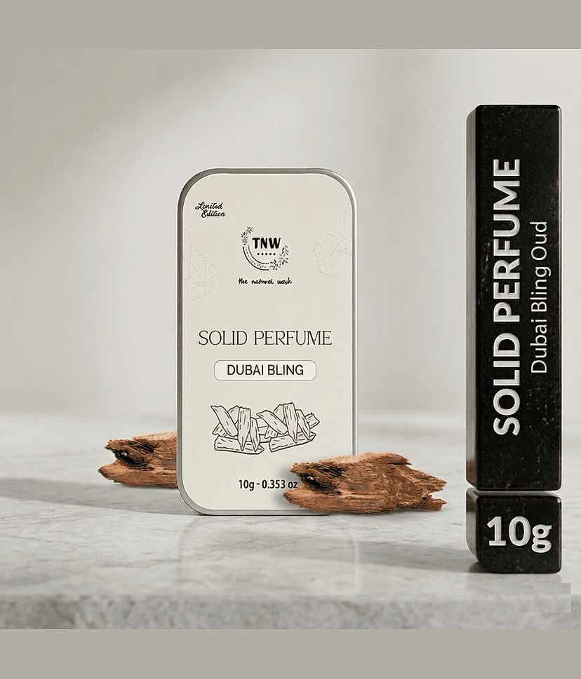 TNW The Natural Wash Oudh Solid Perfume for Rich & Long-Lasting Fragrance | 6gm