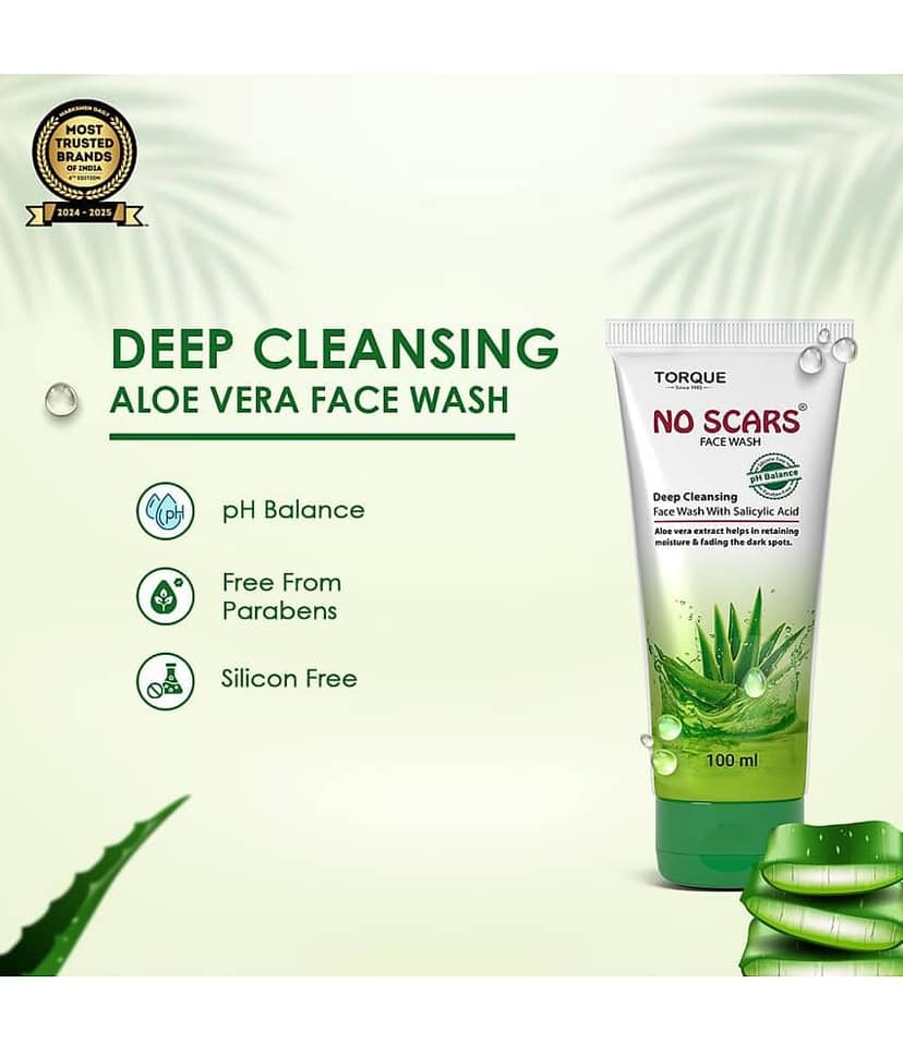 NO SCARS Face Wash - Blackheads and Whiteheads Removal Face Wash For All Skin Type ( Pack of 3 ) view 2