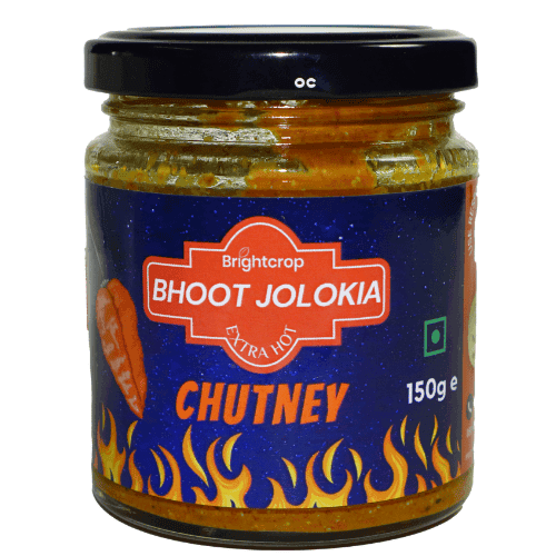 Homemade Extra Hot Chutney | Bhut Jolokia Chutney (150 Gm)