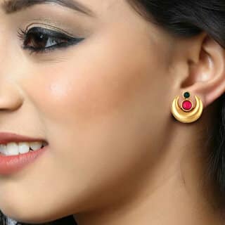 Vivastri Beautiful Earrings Chic drop chandbali Earring for Women and Girls [VIVA2720ERG]