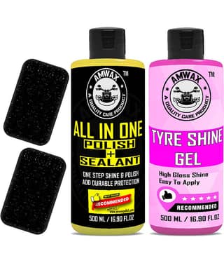 AMWAX - Finishing Metal Polish For All Cars & Motorbikes ( Pack of 2 )