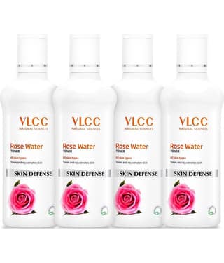 Vlcc Rose Water Toner ,100Ml(Pack Of 4)