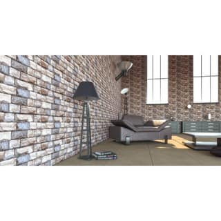 Orientbell Wall Tiles EHM Stone Brick Brown 5 Pcs