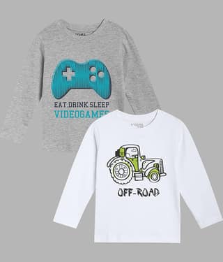 ETCHED DESIGN Pack of 1 Boys Cotton T-Shirt ( Multicolor )