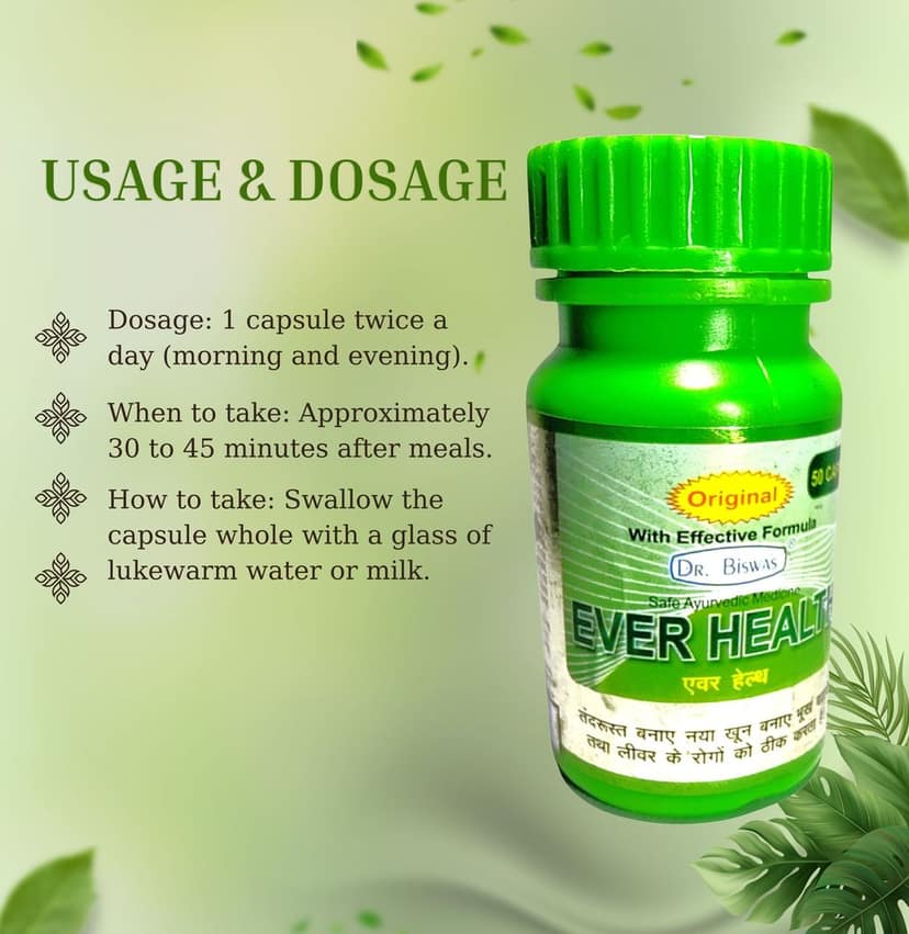 Ever Health Ayurvedic Capsules (Pack of 2) – Natural Health & Energy Booster view 2